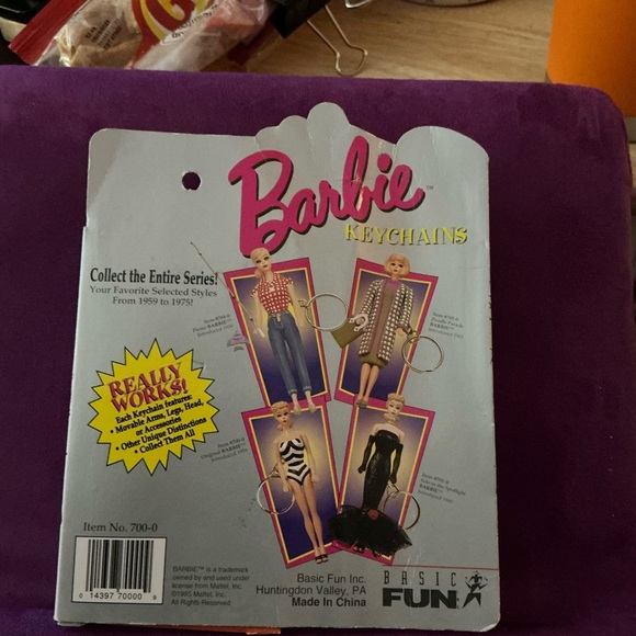 BARBIE Vintage Reproduction Original 1959 Barbie Keychain - Picture 5 of 9